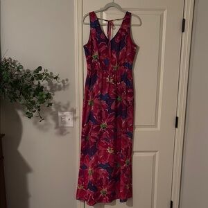 Floral Sleeveless Maxi Dress